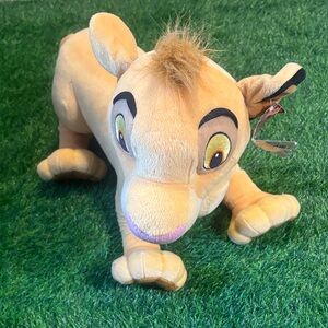 Vintage NWT Disney The Lion King Jumbo Simba Plush - Tan and Black
